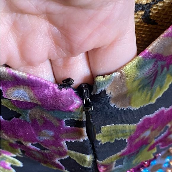 Sue Wong Nocturne Silk Chiffon 90’s Fairy Cocktail Party Dress Women’s Size S - Picture 6 of 16